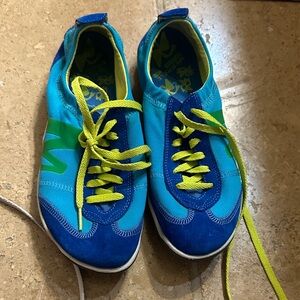 Merrell Blue and Green Women's Sneakers